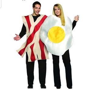 Bacon and eggs couples costume